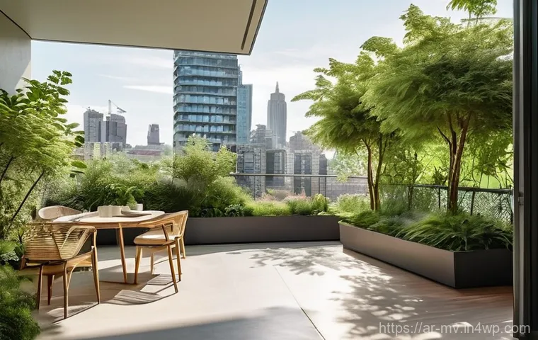 수직 숲 건물과 기후 적응 전략 - **Prompt 1: The Epiphany of a Green City**
    A breathtaking, wide-angle shot of a modern city stre...